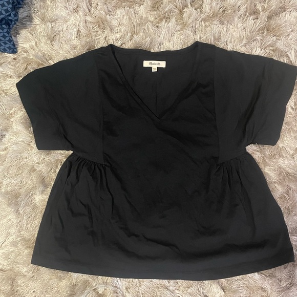 Madewell black v-neck XXS - Picture 3 of 3